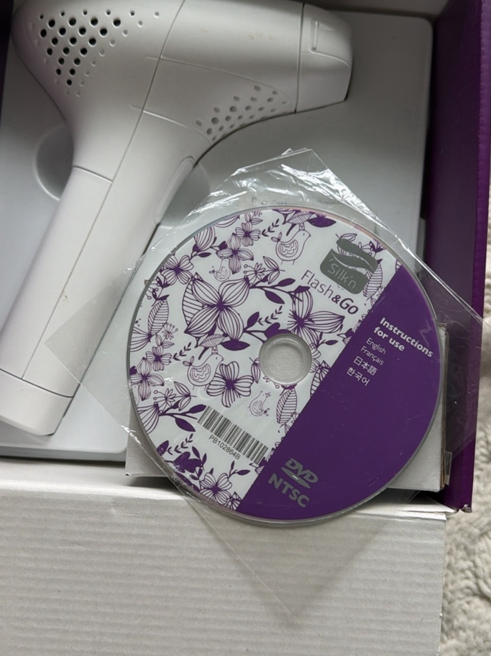 Flash&Go Hair Removal Device - White